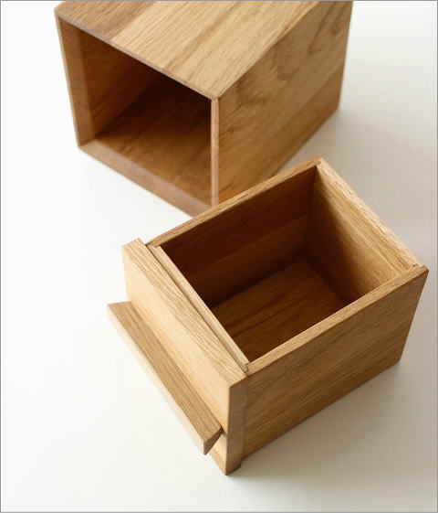 ナチュラルウッドのミニボックス A(2)