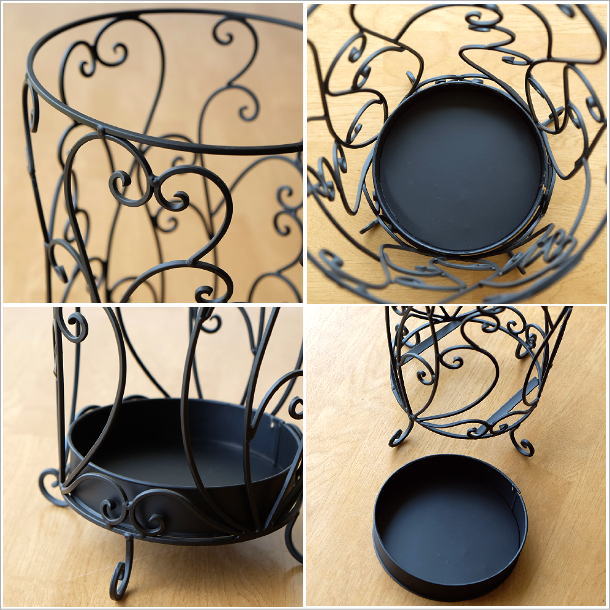 傘立て アイアン おしゃれ モダン かさ立て アンティーク風 傘たて 玄関収納 家具 アイアン傘立て アラベスク Abk15 ギギliving