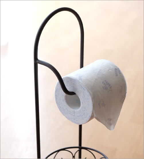 ストック付きトイレットペーパーホルダー (2)