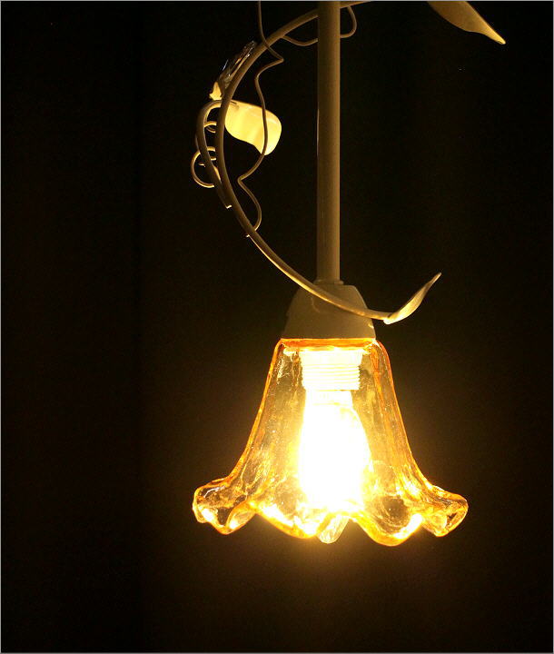 ペンダントライト ガラス おしゃれ アンティーク レトロ カフェ風 LED