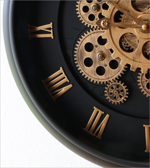 Geared Wall Clock BK(6)