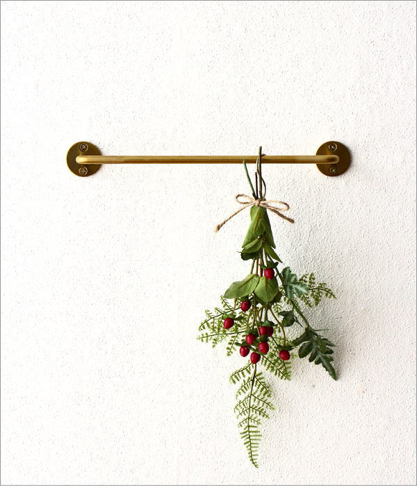 タオルハンガー 壁 真鍮 おしゃれ かわいい 洗面所 タオル掛け 北欧風