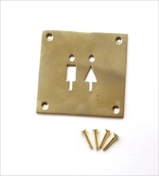 ブラスサインプレート(3)
