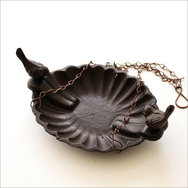 アイアンのハンギングバードバス(5)