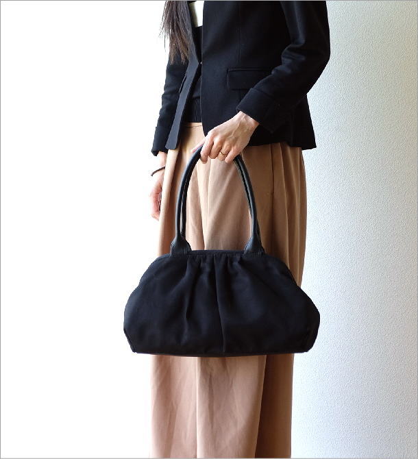 革ハンドル口金バッグ(5)