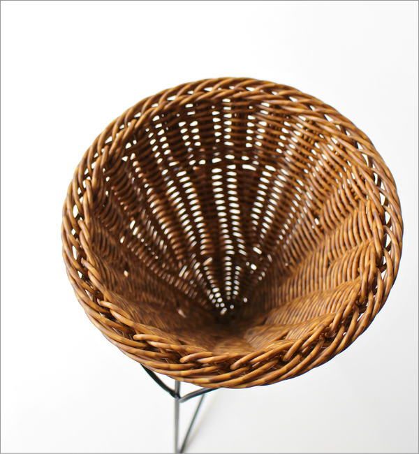 フェイクラタンのコーンポットスタンド(3)