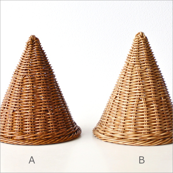 フラワースタンド ラタン調 手編み風 ナチュラル 鉢カバー プランター