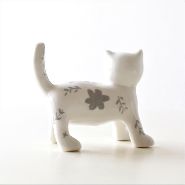 磁器 ねこのリングホルダー(5)