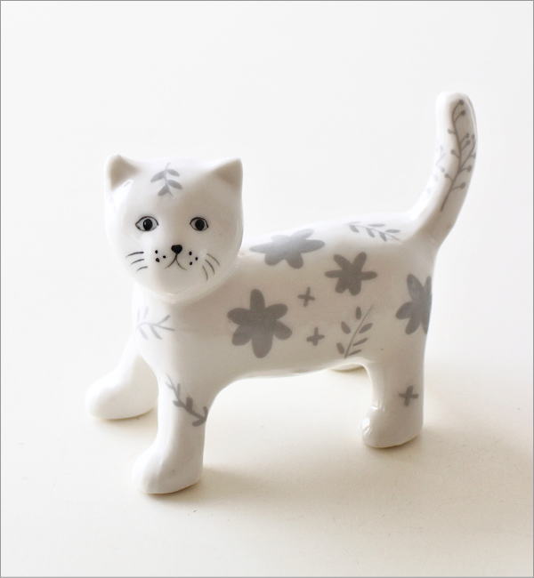 磁器 ねこのリングホルダー(6)