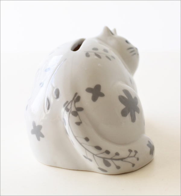 磁器 ねこの貯金箱(4)