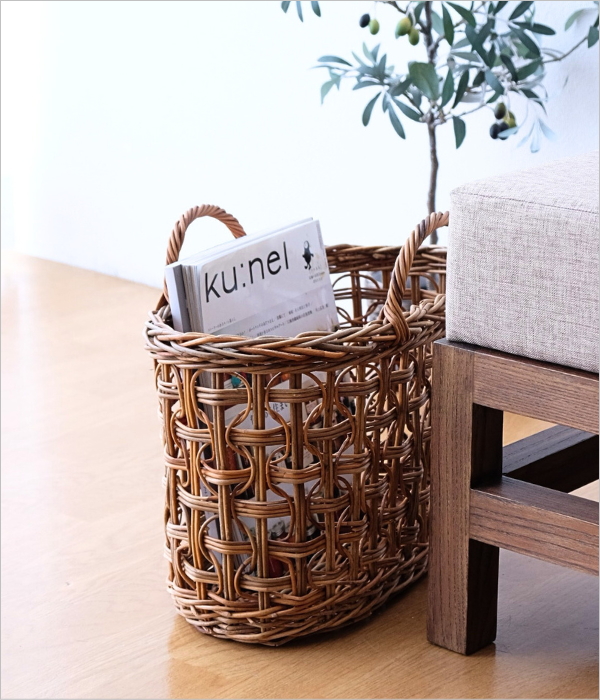 アラログ ループ編みバスケット(2)