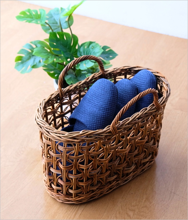 アラログ ループ編みバスケット(3)