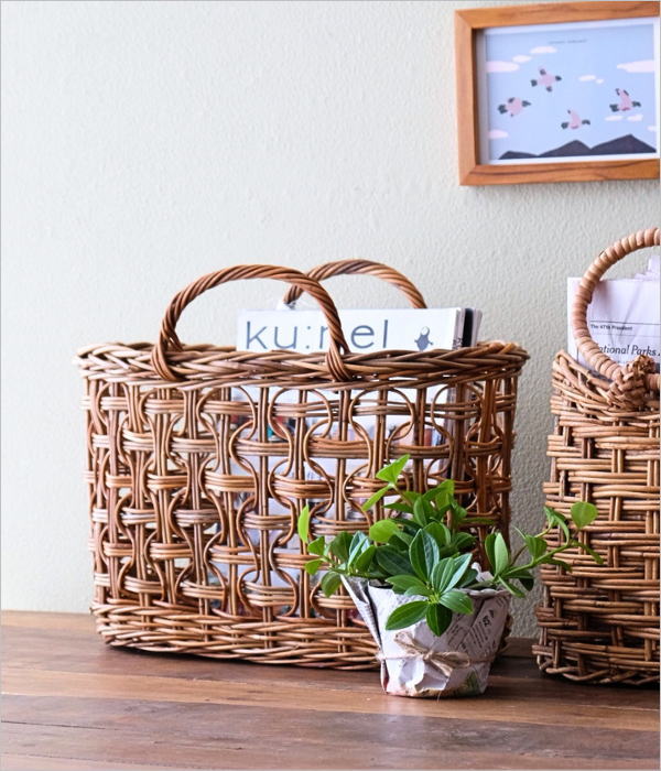 アラログ ループ編みバスケット(1)