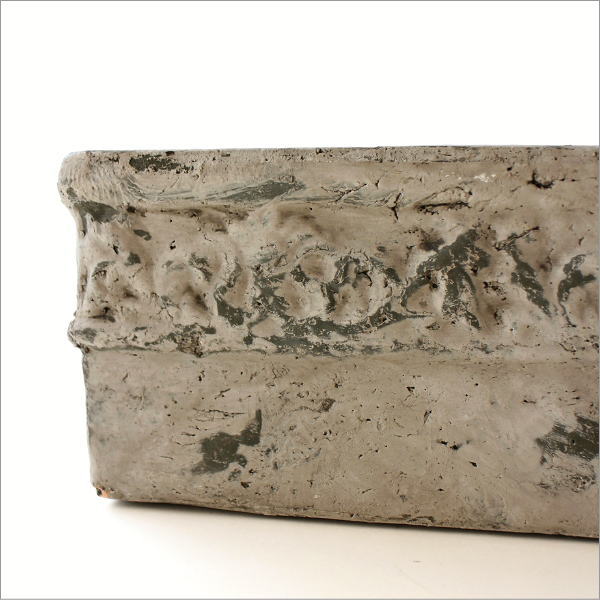 レトロな陶器のプランターポット ラルゴ(3)