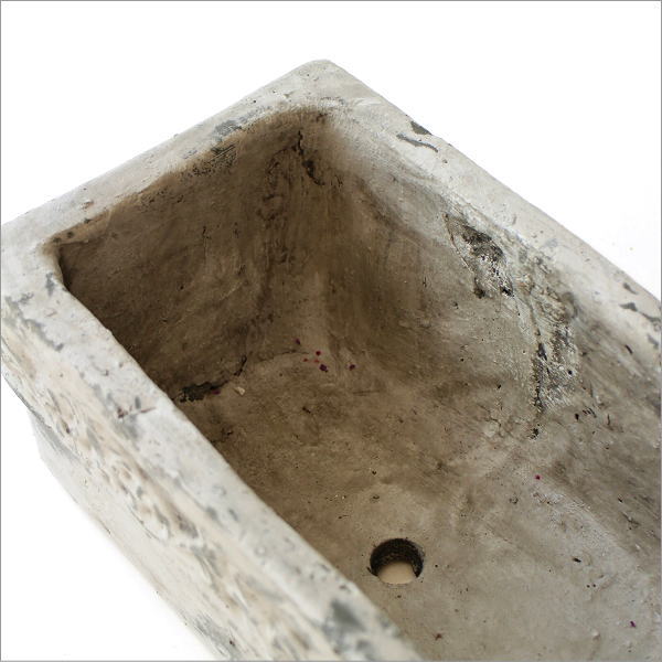 レトロな陶器のプランターポット ラルゴ(5)