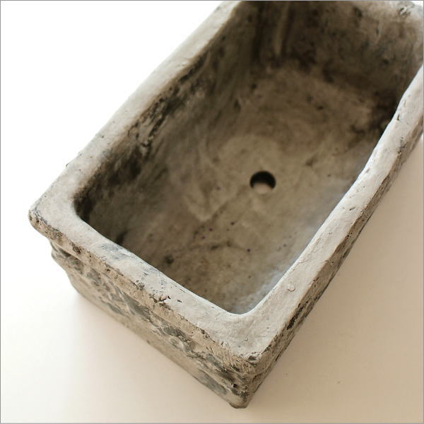 レトロな陶器のプランターポット ラルゴ(6)