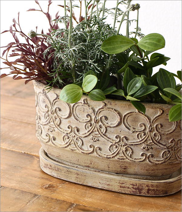レトロなプランターポット クララ(1)