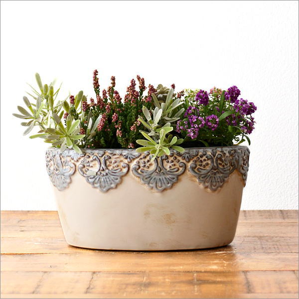 クロシェット・オーバルポットＬ(2)