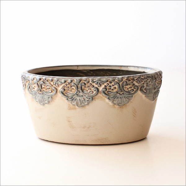 クロシェット・オーバルポットＬ(5)