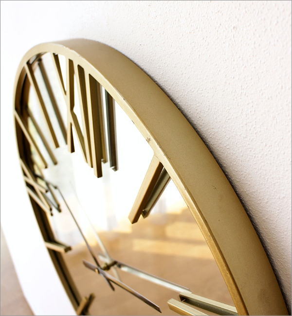 大きなミラーウォールクロック(3)