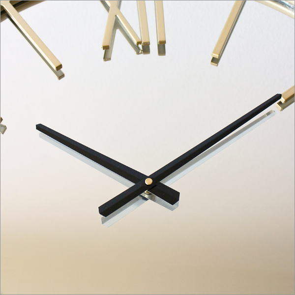 大きなミラーウォールクロック(4)