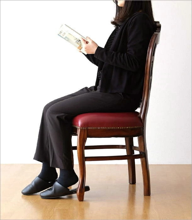 チェアー 猫脚 マホガニー 無垢材 天然木 おしゃれ アンティーク 木製