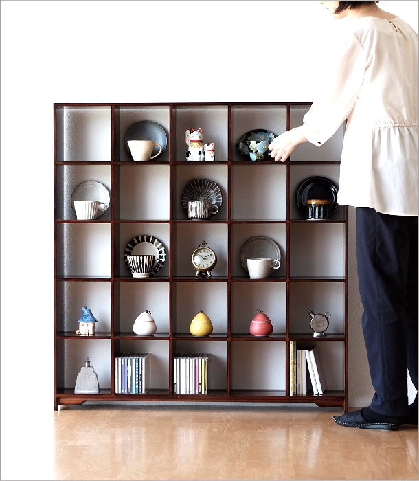 シェルフ 飾り棚 木製 おしゃれ マホガニー アンティーク調