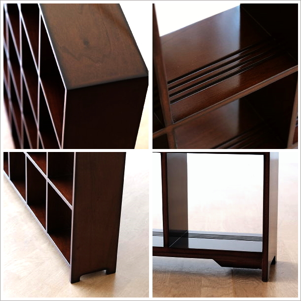 マホガニー 飾り棚 3段シェルフ アウトレット品 置くだけ アンティーク調 マホガニー 飾り棚 3段シェルフ アウトレット品 置くだけ アンティーク調