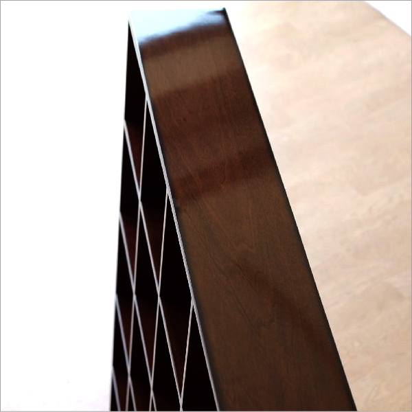 シェルフ 飾り棚 木製 おしゃれ マホガニー アンティーク調