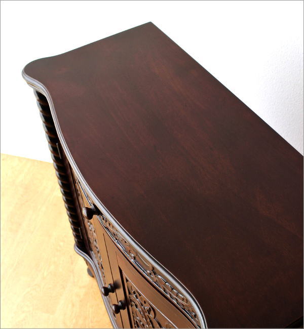 アメリカ　アンティーク家具　チェスト　台　電話台　キャビネット　無垢突板 アメリカ アンティーク家具 チェスト 台 電話台 キャビネット 無垢突板