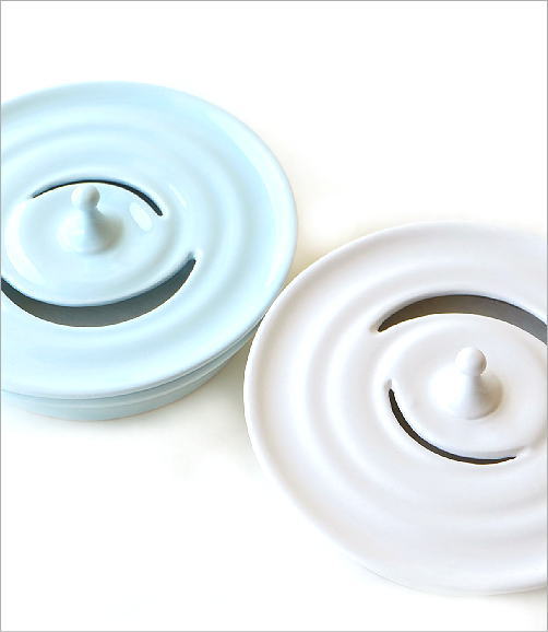 陶器の蚊遣り 波紋 2カラー(2)