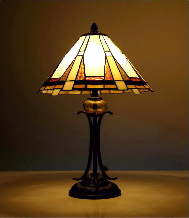 ステンドグラス ランプ 照明 ランプスタンド テーブルランプ 