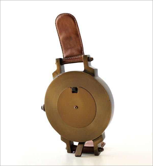 真鍮のメンズウォッチ型置き時計(5)