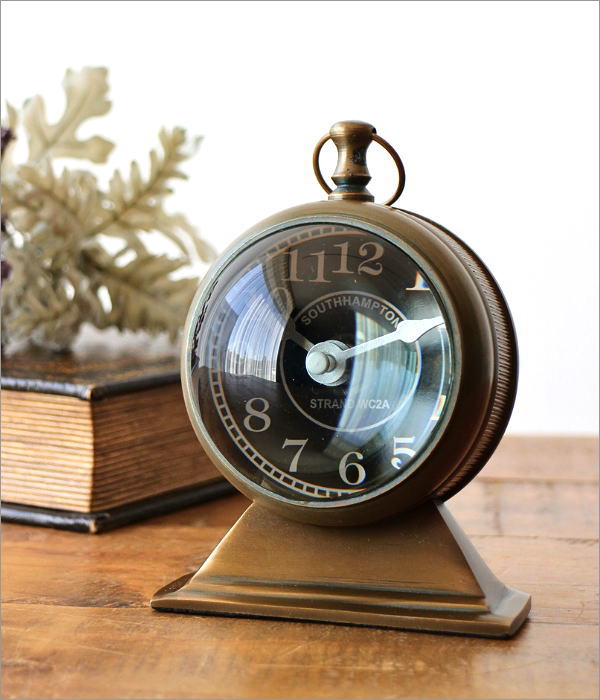 置き時計 アンティーク おしゃれ アナログ 小さい 羅針盤デザイン 秒針 置き時計 アンティーク おしゃれ アナログ 小さい 羅針盤デザイン 秒針