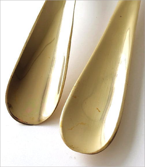真鍮とウッドのロング靴べら 2タイプ(3)