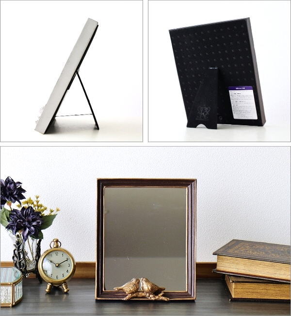 クラシックスタンドミラー ダークブラウン クラシックスタンドミラー ダークブラウン クラシックスタンドミラー