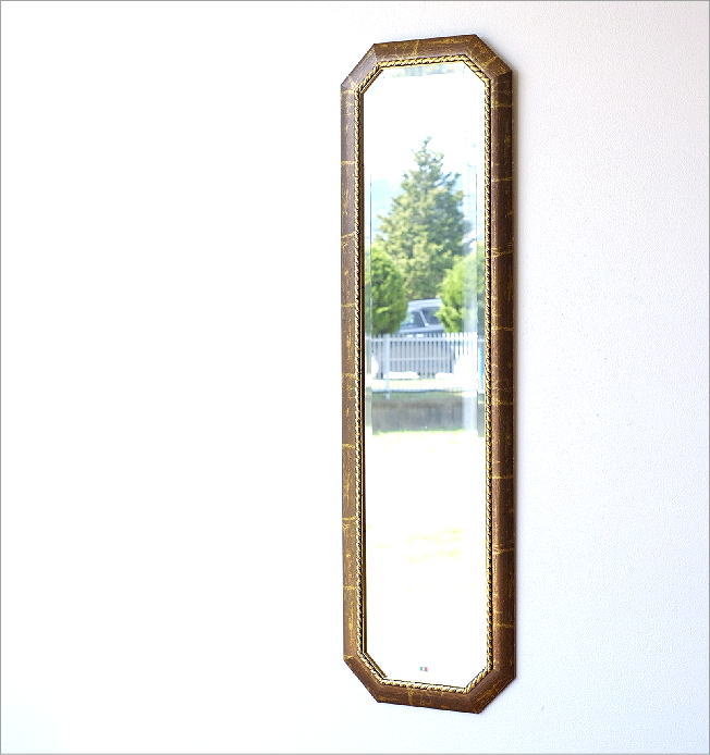 アンティーク イタリア製 BEVELLEND ミラー 壁掛け鏡 ウォールミラー