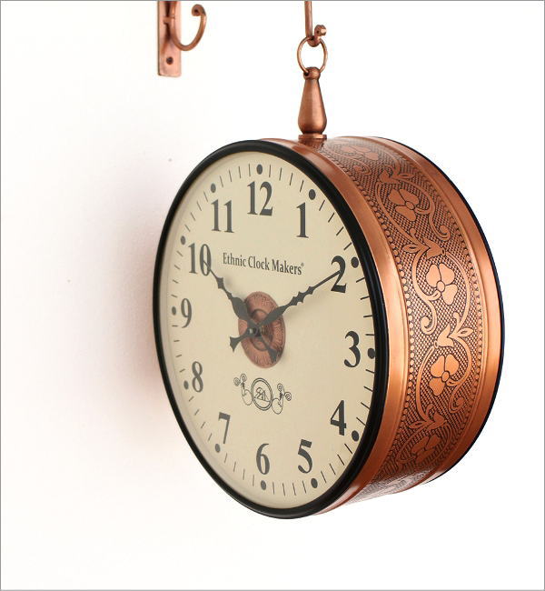 エレガントな吊り下げ両面時計 A(2)