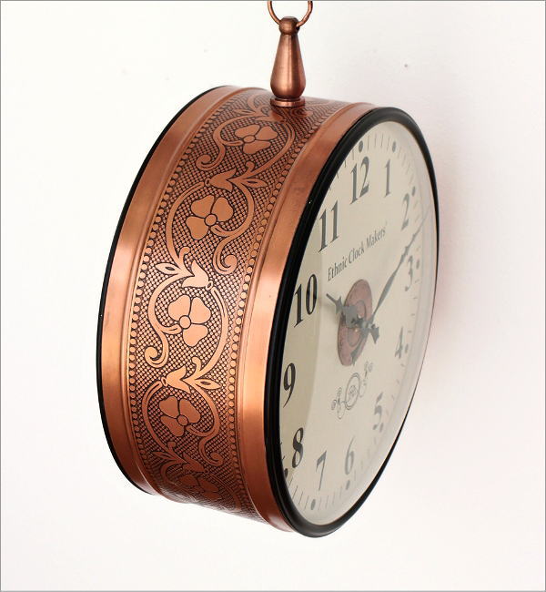 エレガントな吊り下げ両面時計 A(4)