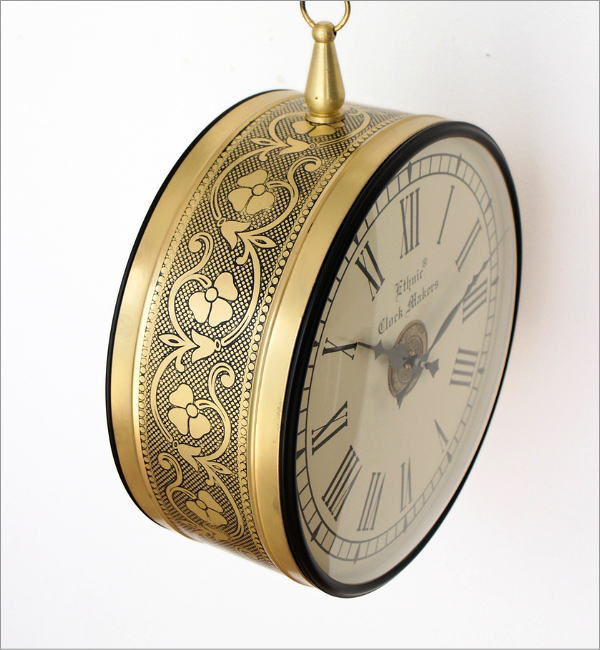 エレガントな吊り下げ両面時計 B(4)