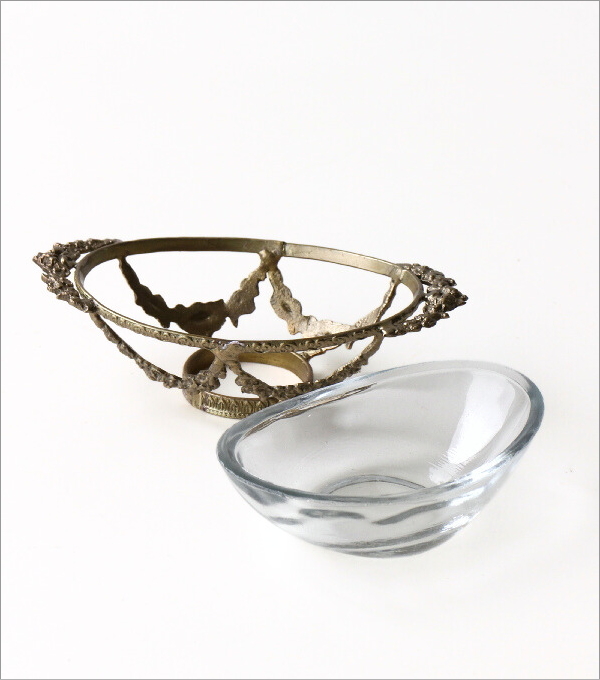 真鍮のボウル付き小さな小物入れ(3)