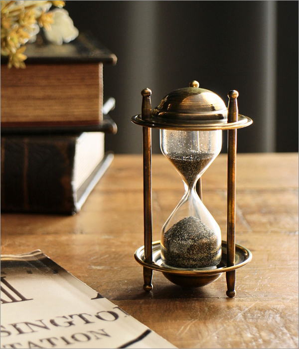 砂時計 真鍮 アンティーク おしゃれ 置物 オブジェ ヴィンテージ