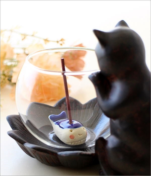 猫のお香立て Amazon.co.jp: お香立て 猫 真鍮 横置き ネコ 可愛い 線香立て