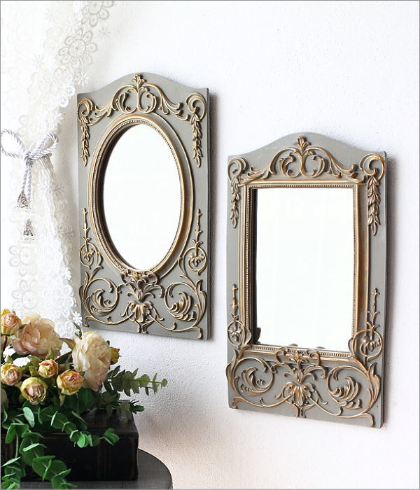 クラシカルなウォールミラー 2タイプ(1)
