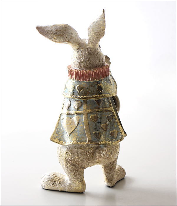 レトロなラビットクロック パステルブルー(7)