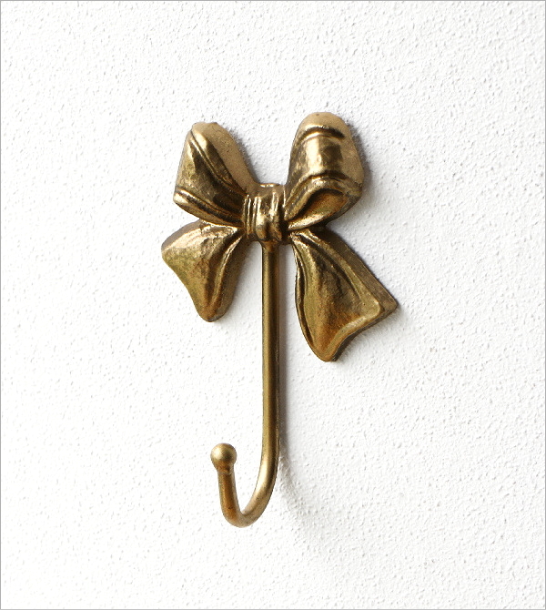 レトロ風ゴールドリボンメタルフック(6)