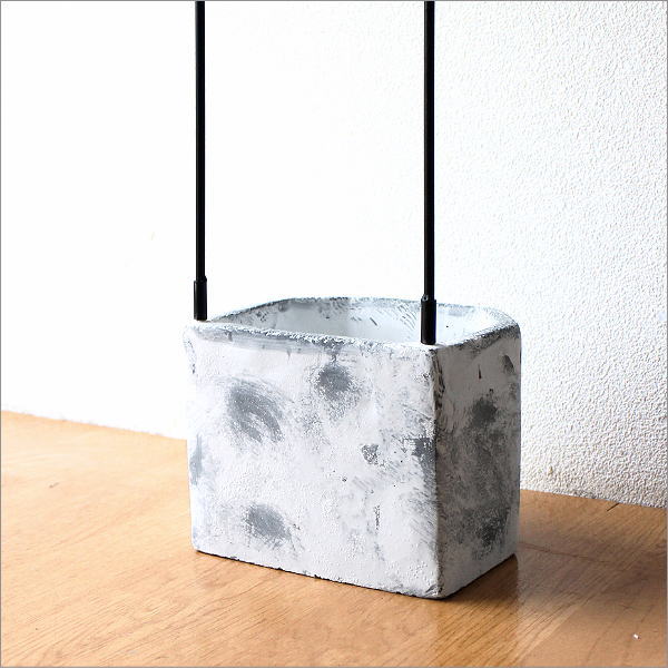 セメントとアイアンの傘立て  へクス(5)