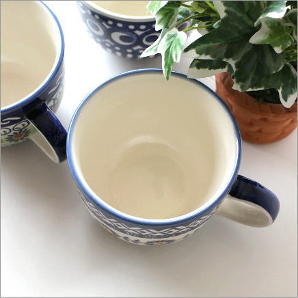 ポーランド陶器のスープカップ3タイプ(3)