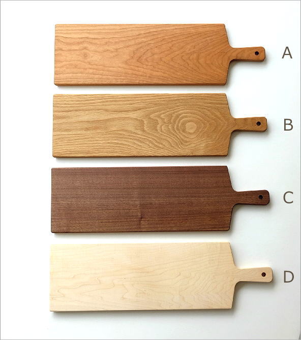 カッティングボード 木製 まな板 日本製 長い 50cm ロング おしゃれ 天然木 木目 ハードメープル ナラ チェリー ウォルナット ロングカッティングボード4タイプ Hkp37 ギギliving