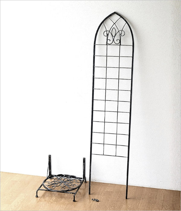 アイアンのラティス付スタンド(5)